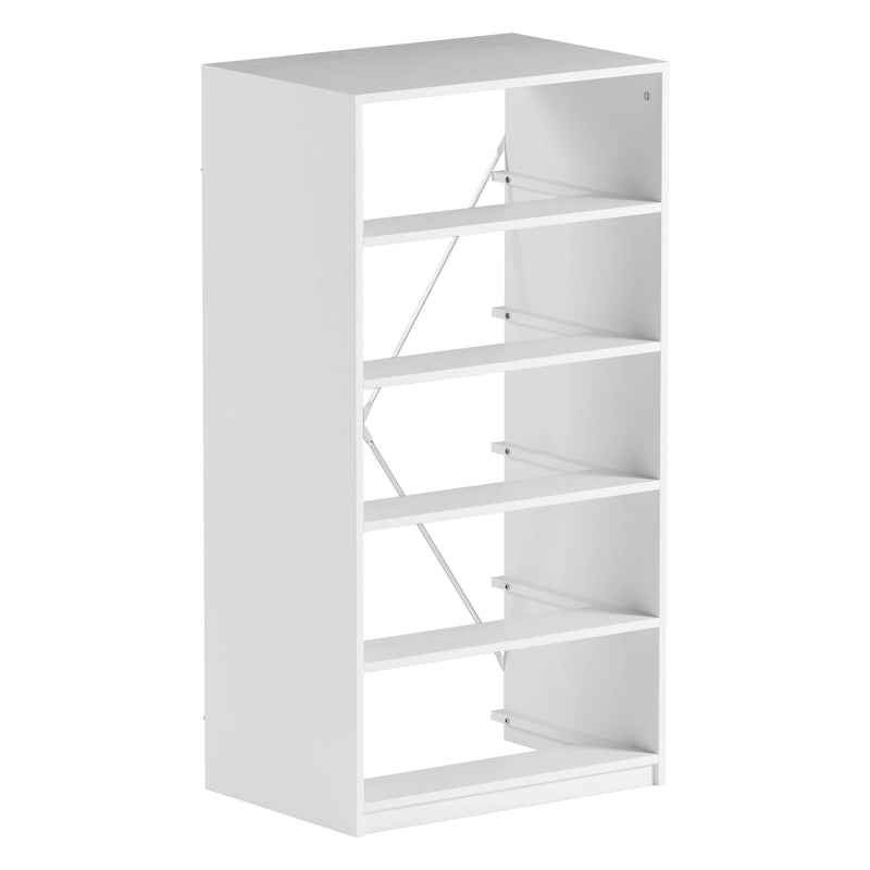 Modern 5-Drawer Fabric Dresser With Sturdy Wood Frame