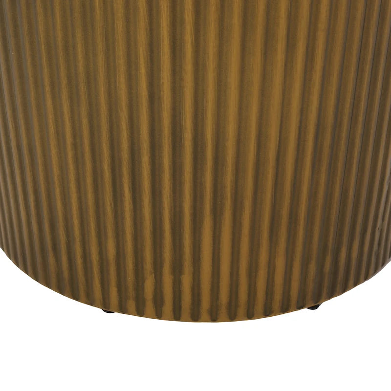 Beistelltische aus Eisen mit Sonnenstrahl-Design (2er-Set)