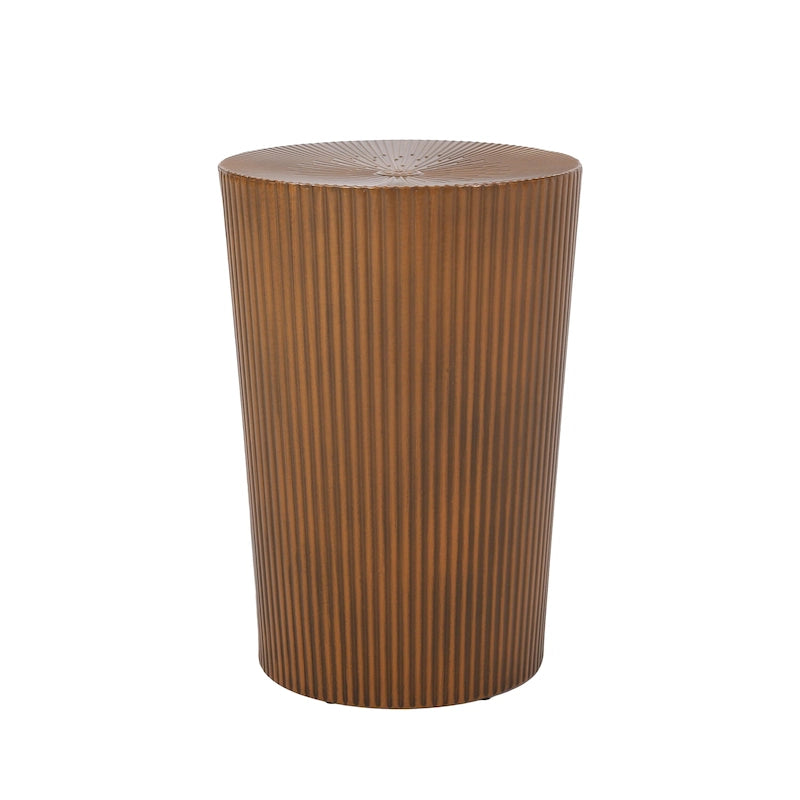 Beistelltische aus Eisen mit Sonnenstrahl-Design (2er-Set)