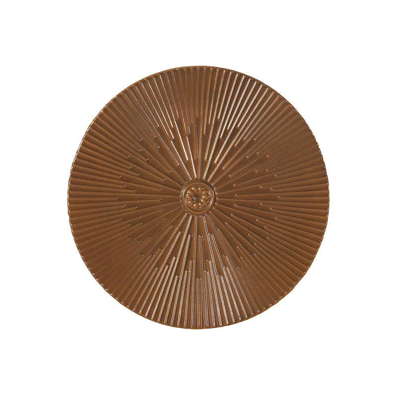 Beistelltische aus Eisen mit Sonnenstrahl-Design (2er-Set)