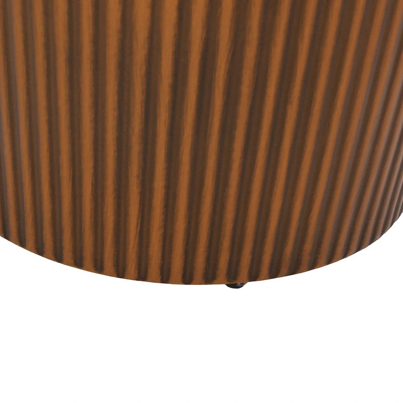 Beistelltische aus Eisen mit Sonnenstrahl-Design (2er-Set)