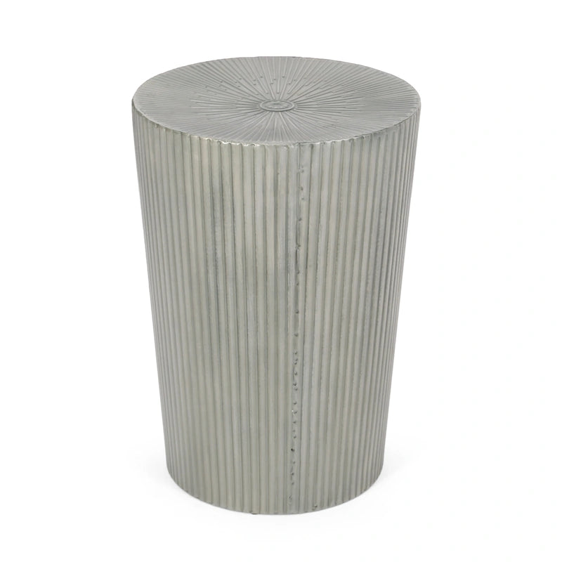 Beistelltische aus Eisen mit Sonnenstrahl-Design (2er-Set)
