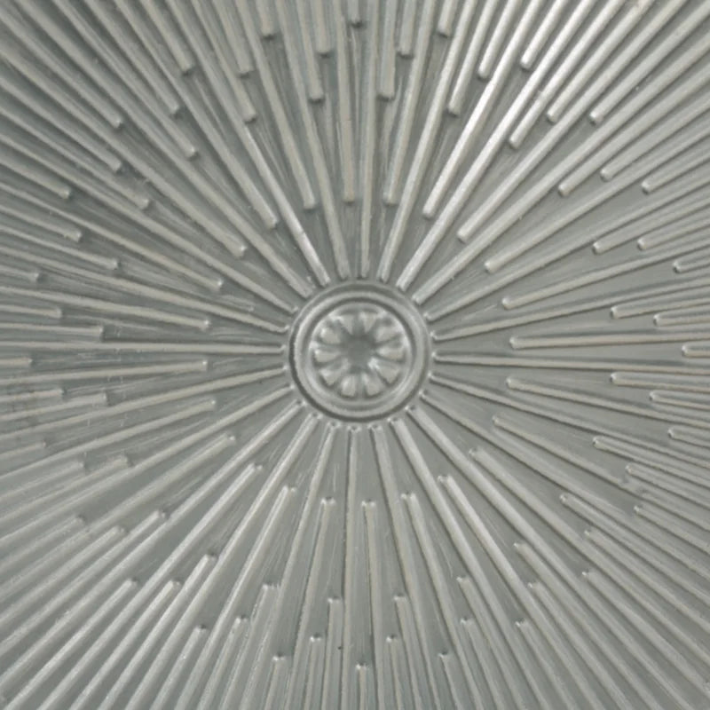 Beistelltische aus Eisen mit Sonnenstrahl-Design (2er-Set)