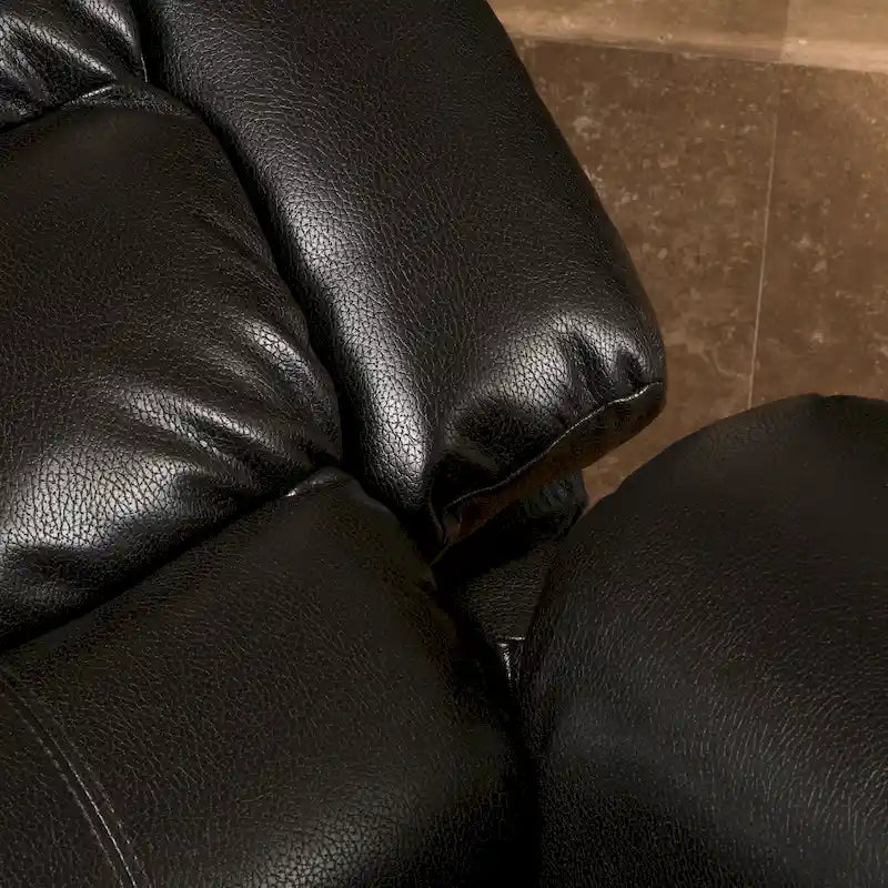 PU Leather Glider Recliner Chair