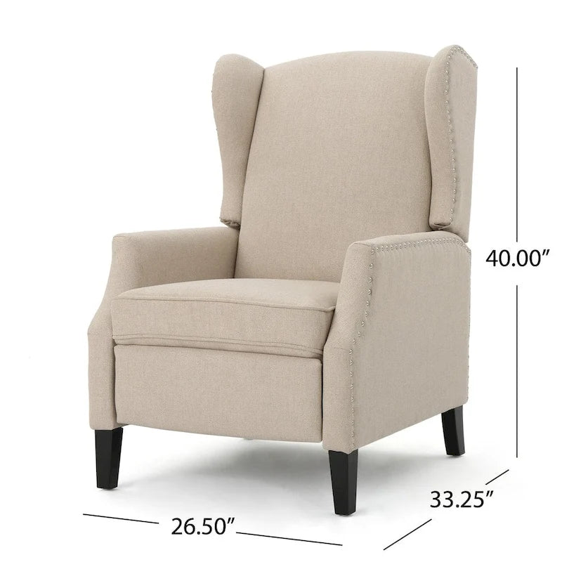 Wingback Pushback Recliner