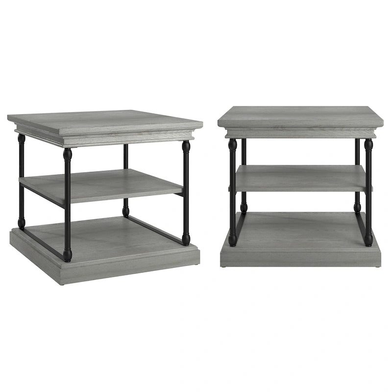 Cornice Accent Storage Side Table