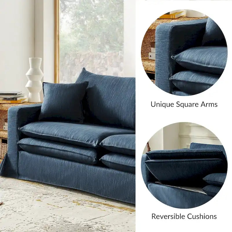 Modernes Sofa mit abnehmbarem Bezug