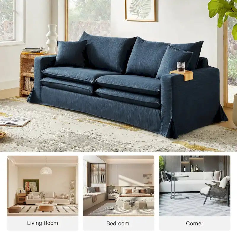 Modernes Sofa mit abnehmbarem Bezug