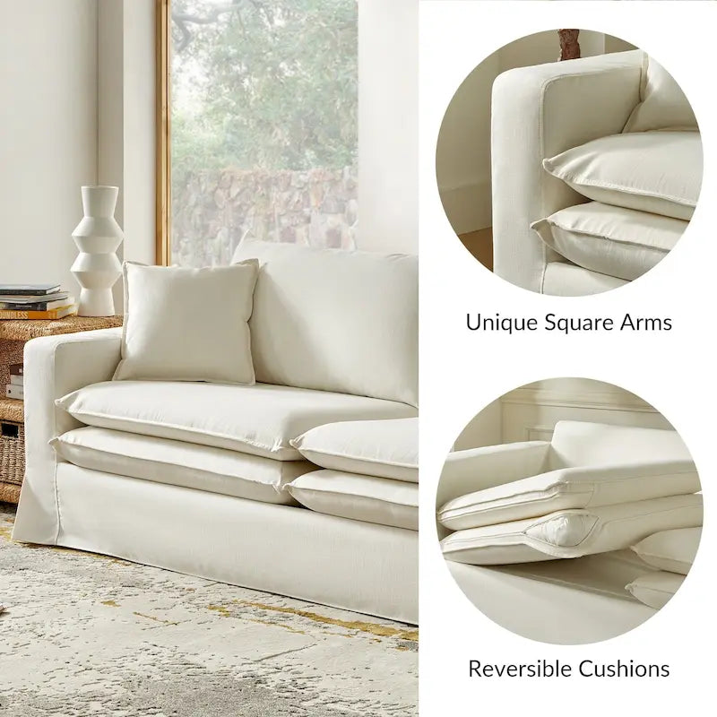 Modernes Sofa mit abnehmbarem Bezug