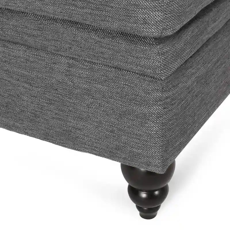 Chaise longue double capitonnée par - 62.50 L x 58.50 W x 34.00 H