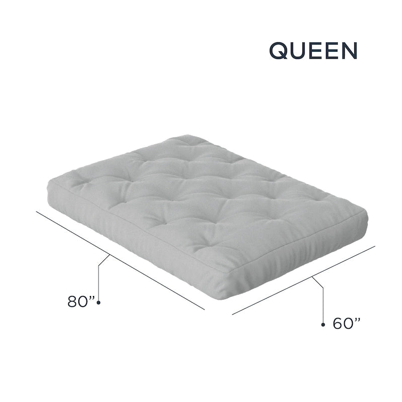 Matelas futon grand lit en mousse à mémoire de forme de 8 pouces