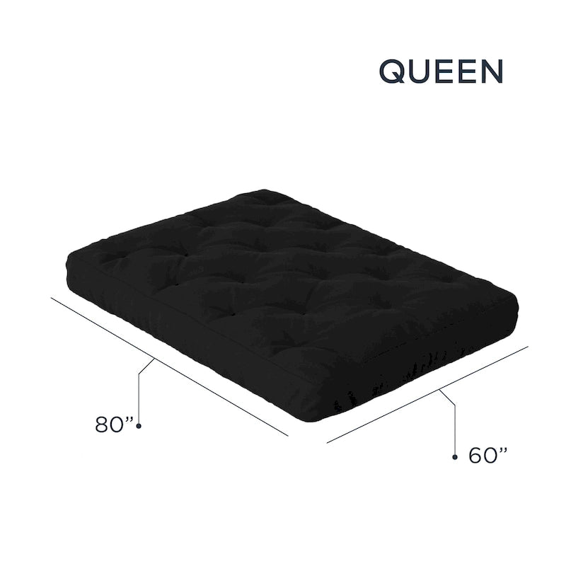 Matelas futon grand lit en mousse à mémoire de forme de 8 pouces
