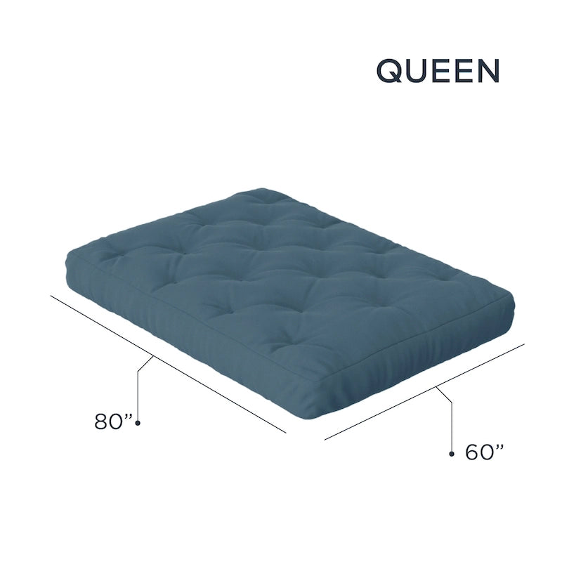Matelas futon grand lit en mousse à mémoire de forme de 8 pouces