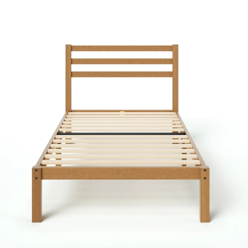 by Bamboo Platform Bed Frame