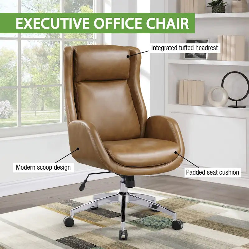 Office Chair in Faux Leather