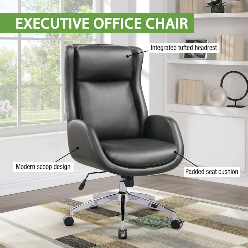 Office Chair in Faux Leather
