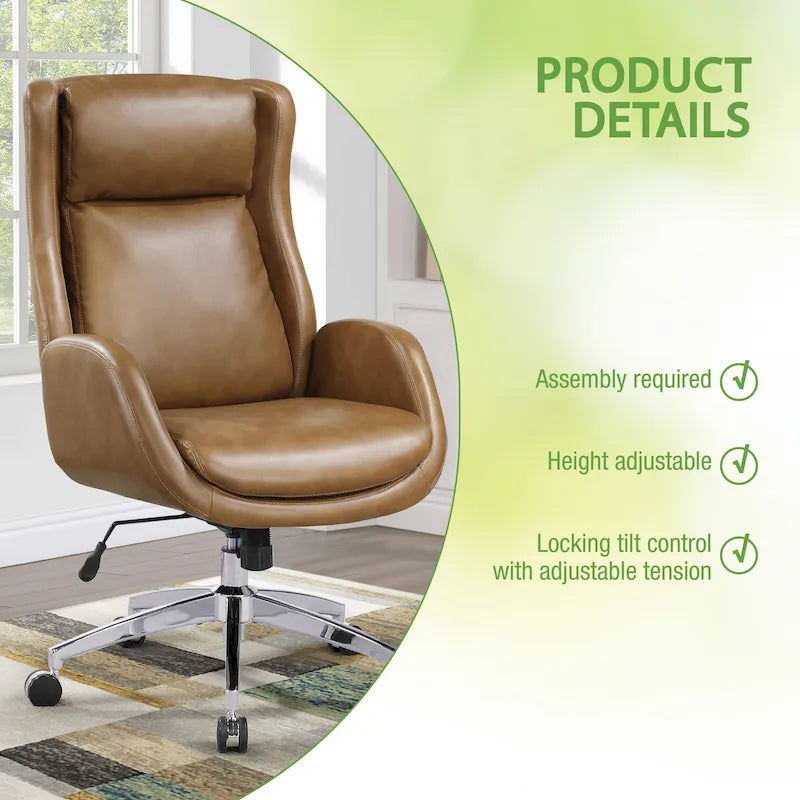 Office Chair in Faux Leather