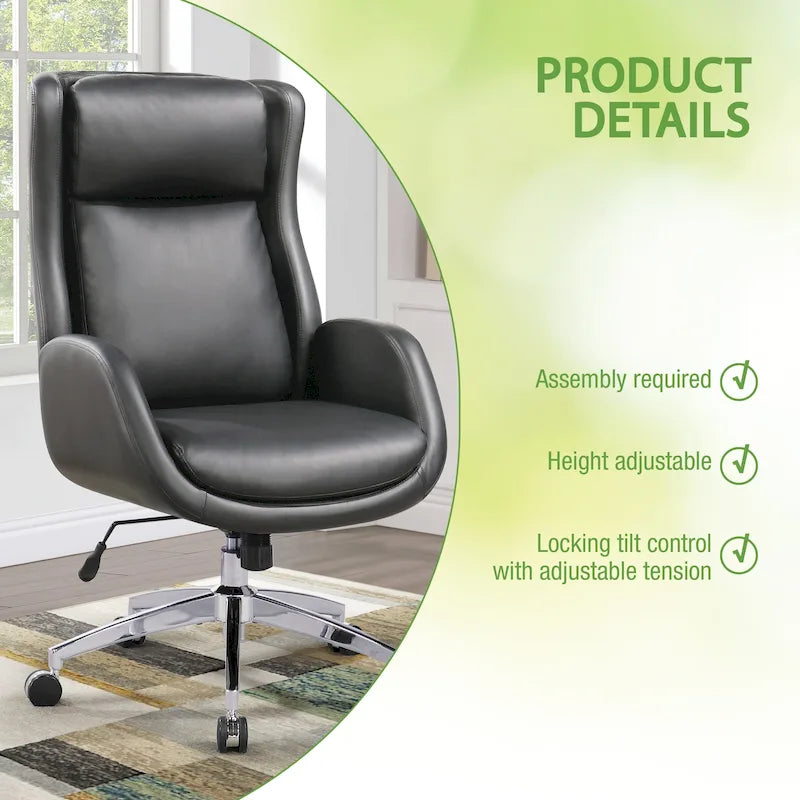 Office Chair in Faux Leather