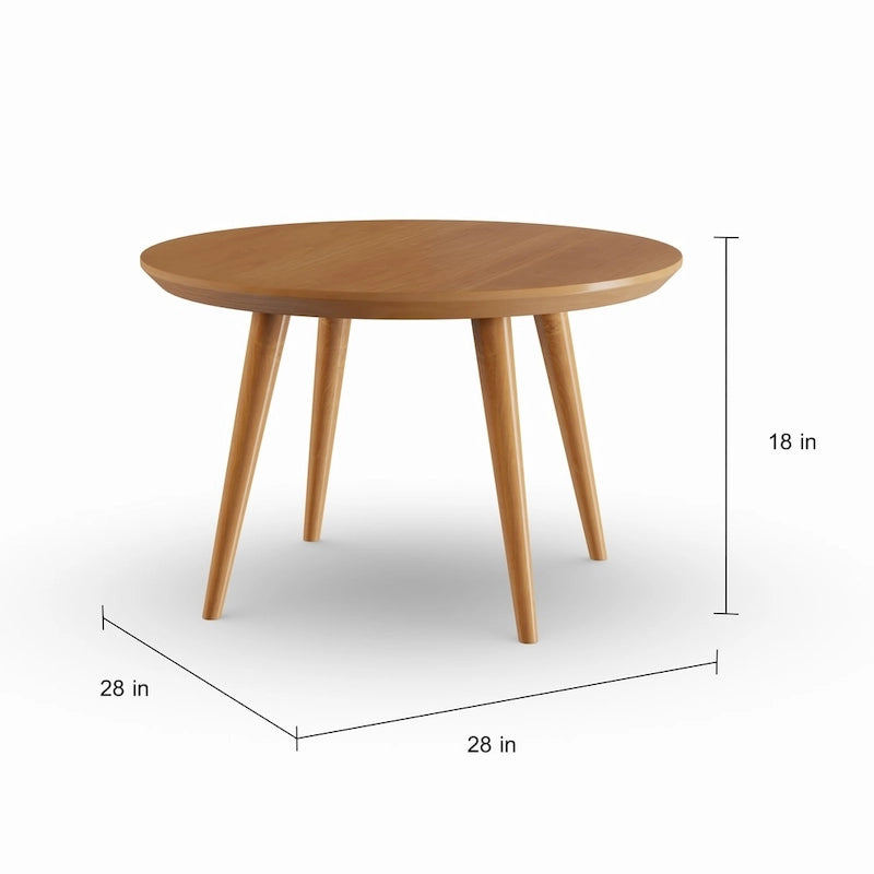 Mid-century Cherry Round Coffee Table