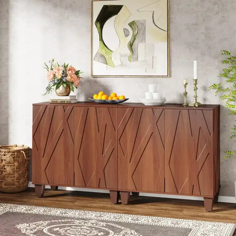 Großes Vintage-Sideboard, Buffetschrank für Küche und Esszimmer