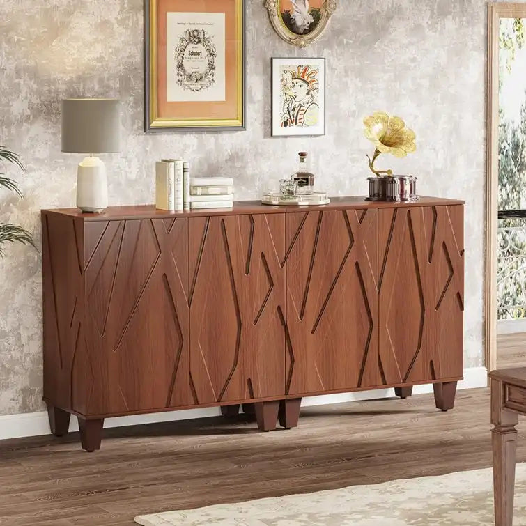 Großes Vintage-Sideboard, Buffetschrank für Küche und Esszimmer