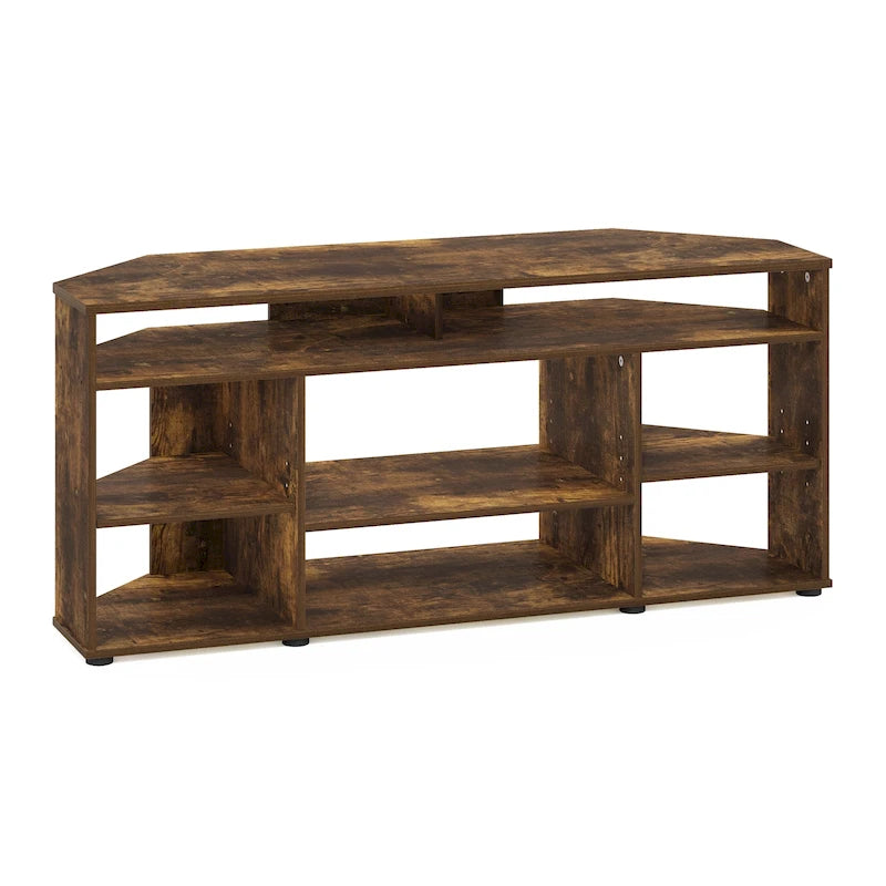 Corner TV Stand TV up to 55 Inches, Espresso