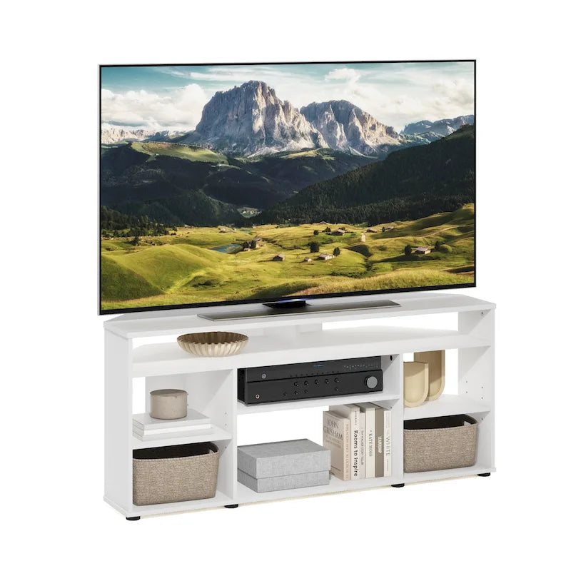 Corner TV Stand TV up to 55 Inches, Espresso