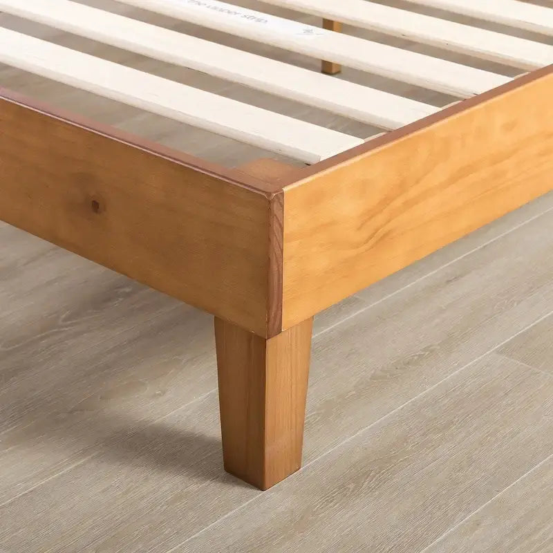 Grand Solid Wood 12-inch Platform Bed Frame