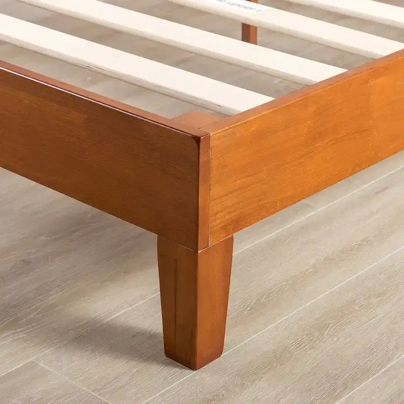 Grand Solid Wood 12-inch Platform Bed Frame