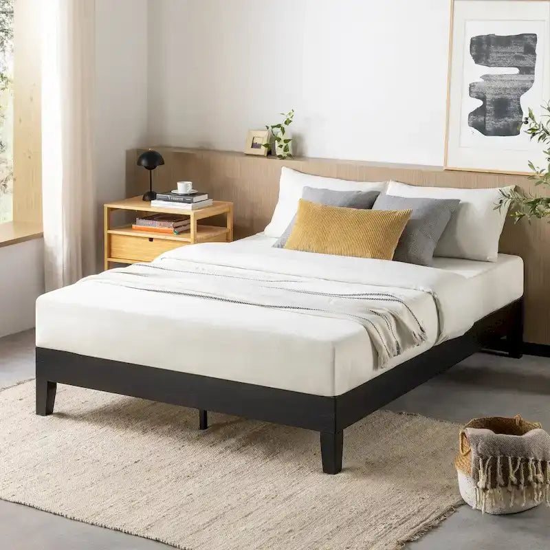 Grand Solid Wood 12-inch Platform Bed Frame