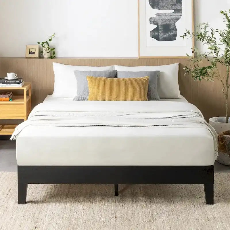 Grand Solid Wood 12-inch Platform Bed Frame