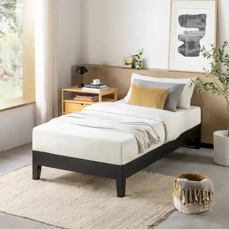 Grand Solid Wood 12-inch Platform Bed Frame