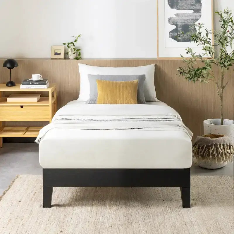 Grand Solid Wood 12-inch Platform Bed Frame