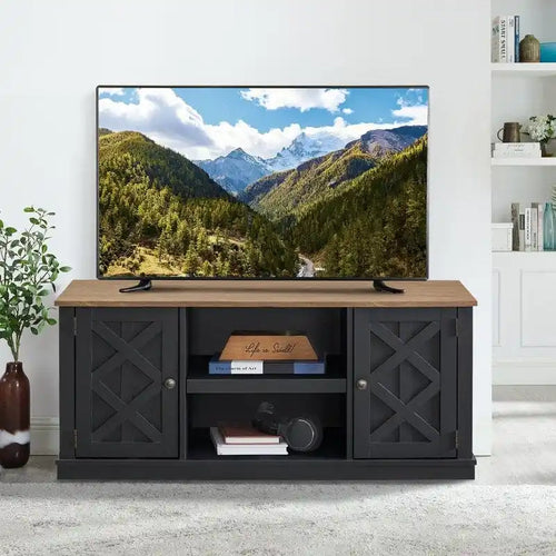 54-Zoll-TV-Ständer in Holzoptik für 60-Zoll-Fernseher - 54 Zoll breit