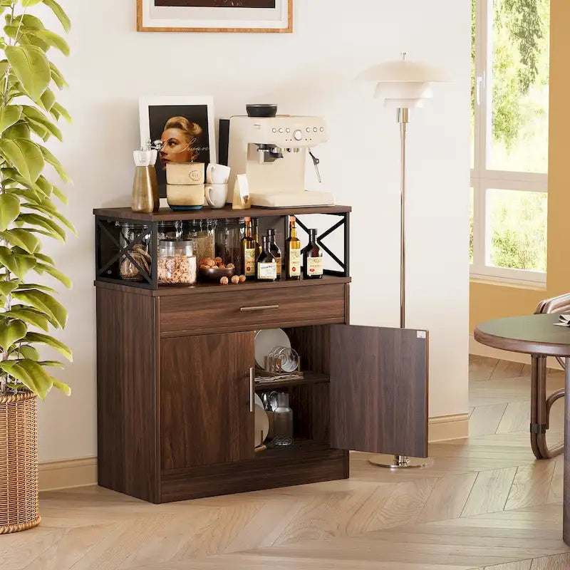 Sideboard-Buffetschrank, Küchenschrank mit Stauraum