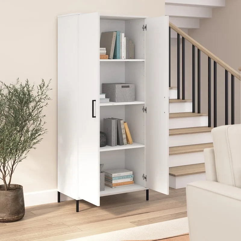 Tall Storage Cabinet with Doors