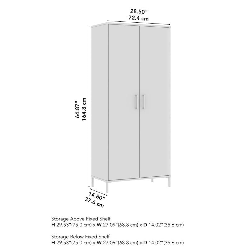 Tall Storage Cabinet with Doors